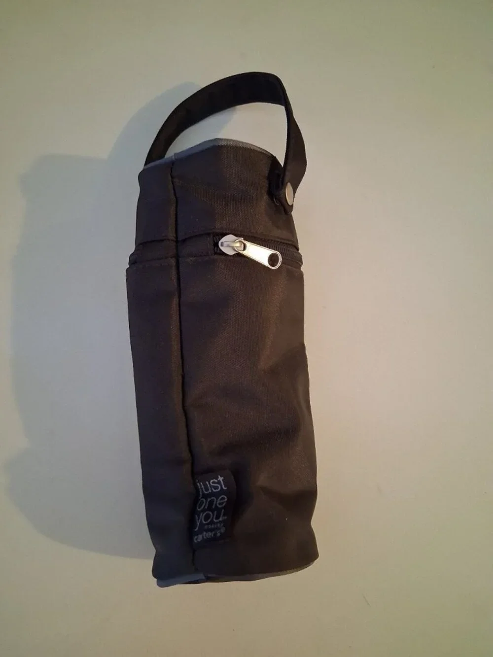 Carter's Baby Bottle Holder Bag Black Travel Accessory